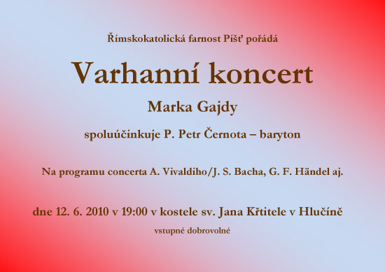 Varhann koncert 2010